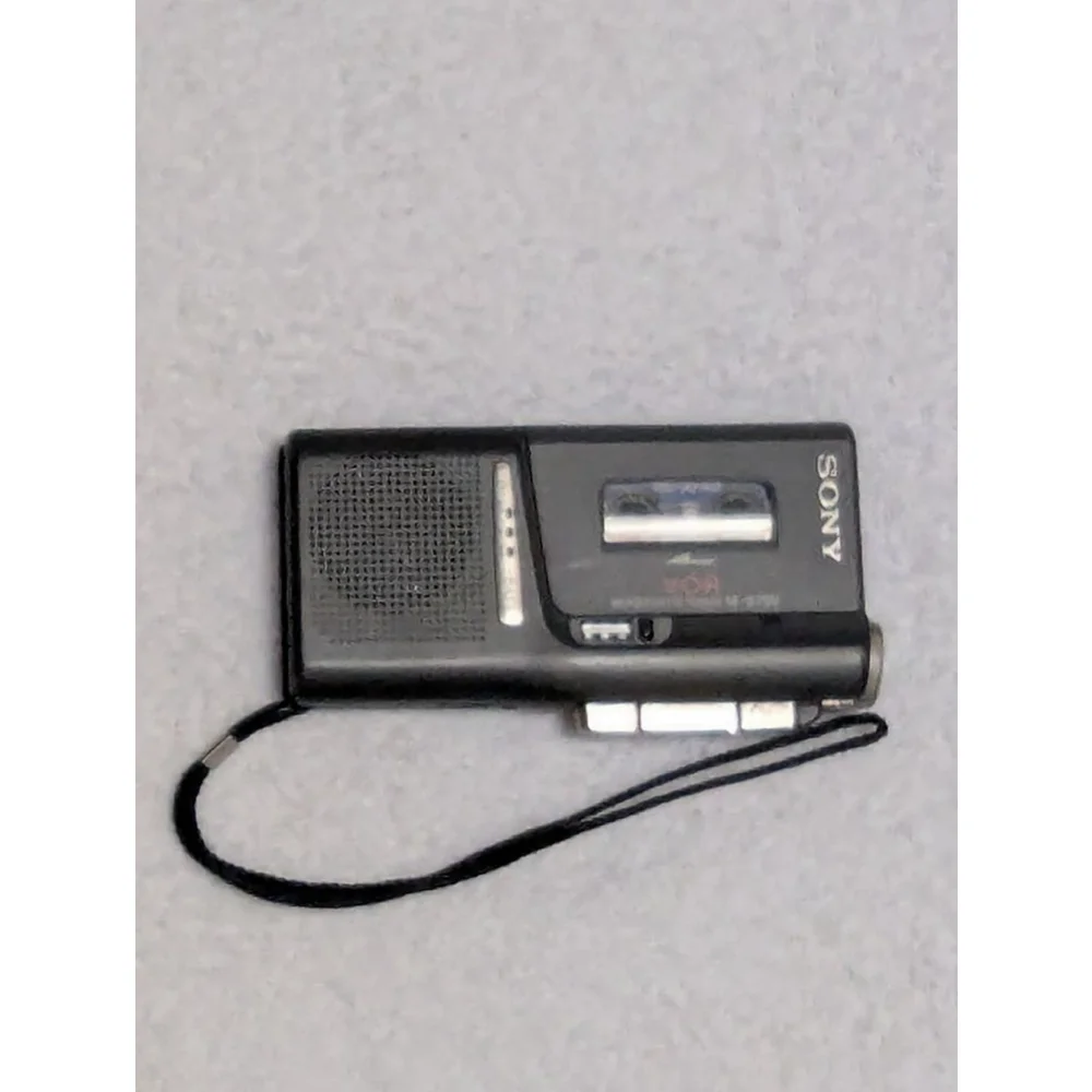 Sony Black Microcassette Recorder One Size Light comes on but not turning